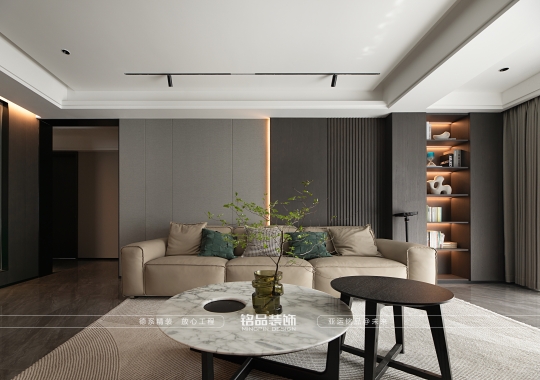 舟山装修案例-颐景御府【现代风格】【三居室】126m²	